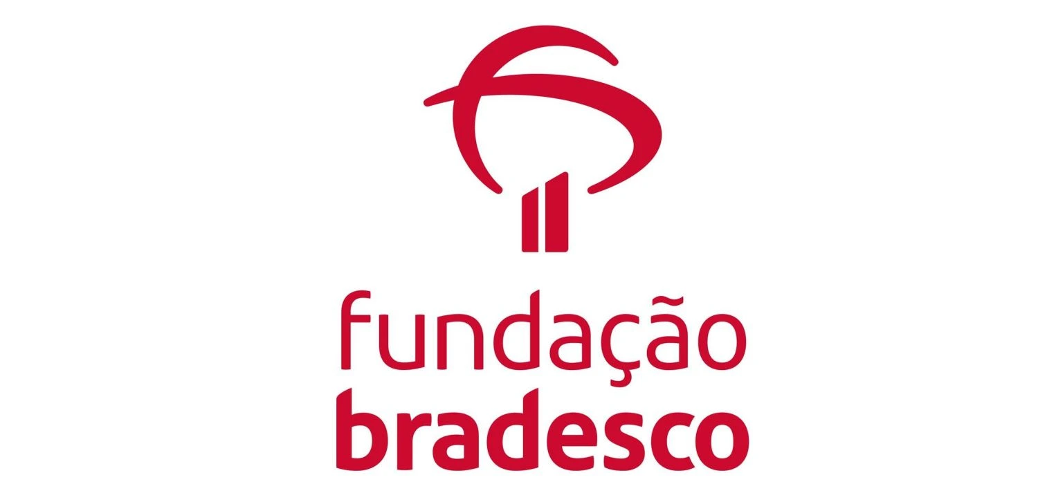 Logomarca da Fundação Bradesco, instituição educacional atendida pela Sasy com fornecimento de produtos alimentícios.